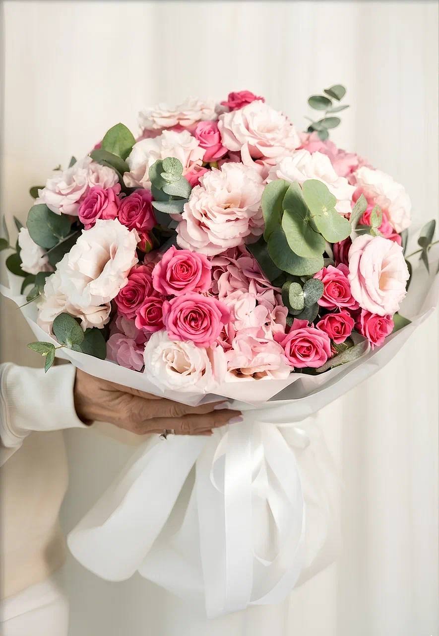 Pink Flowers Mix